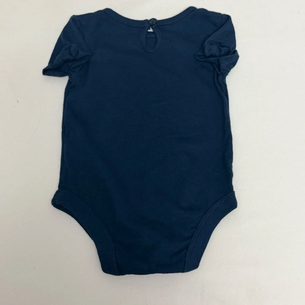 Way‎ to Celebrate Disney Baby Girl Bodysuits 3-6M Navy Pink Minnie Mouse 2 Pack